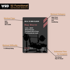 Functional Bodybuilding Workout Deck