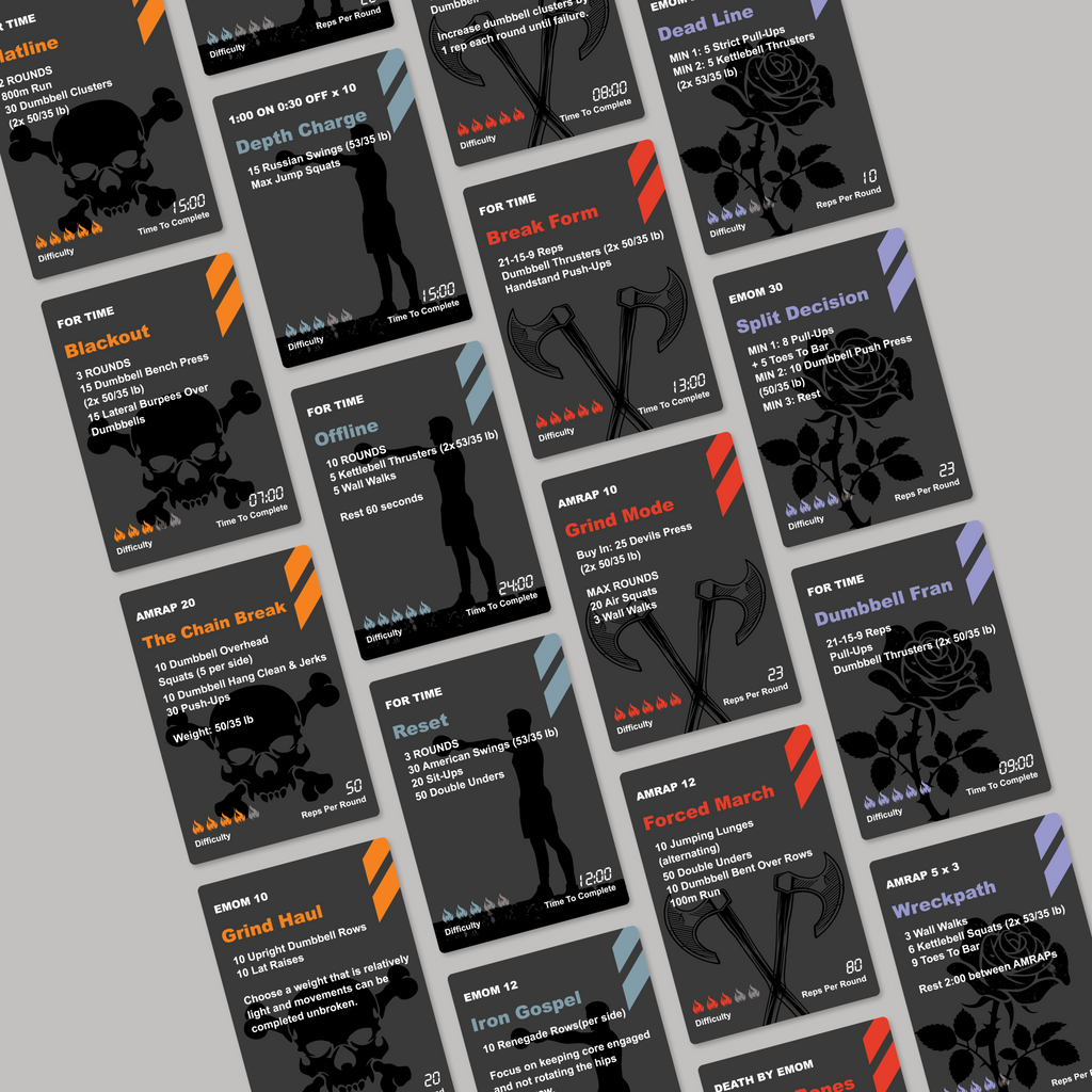 Garage Gym Workout Deck